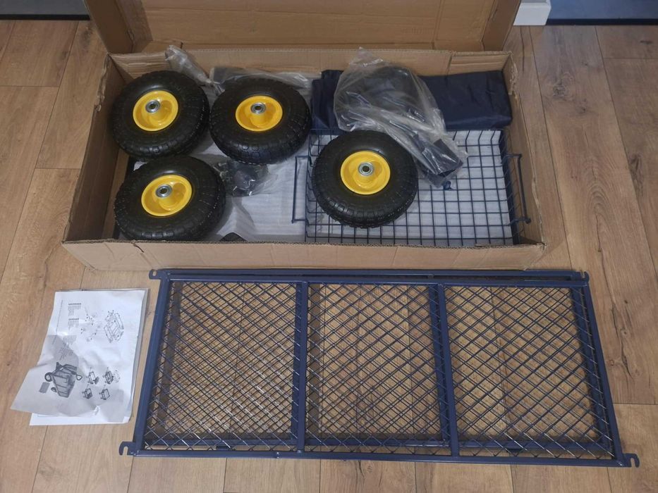 Wozek transportowy z raczka 550kg