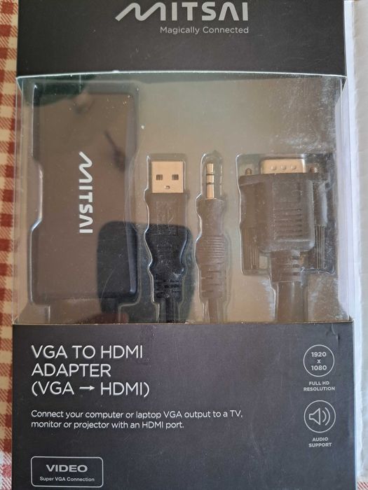 Adaptador VGA/HDMI-Mitsai (Negociável)