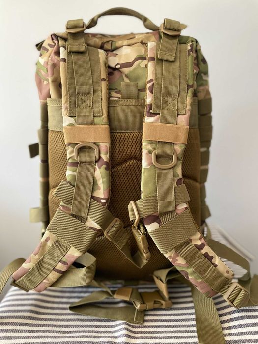 Mochila Táctica Militar Profissional – 45L | Verde Militar | NOVA