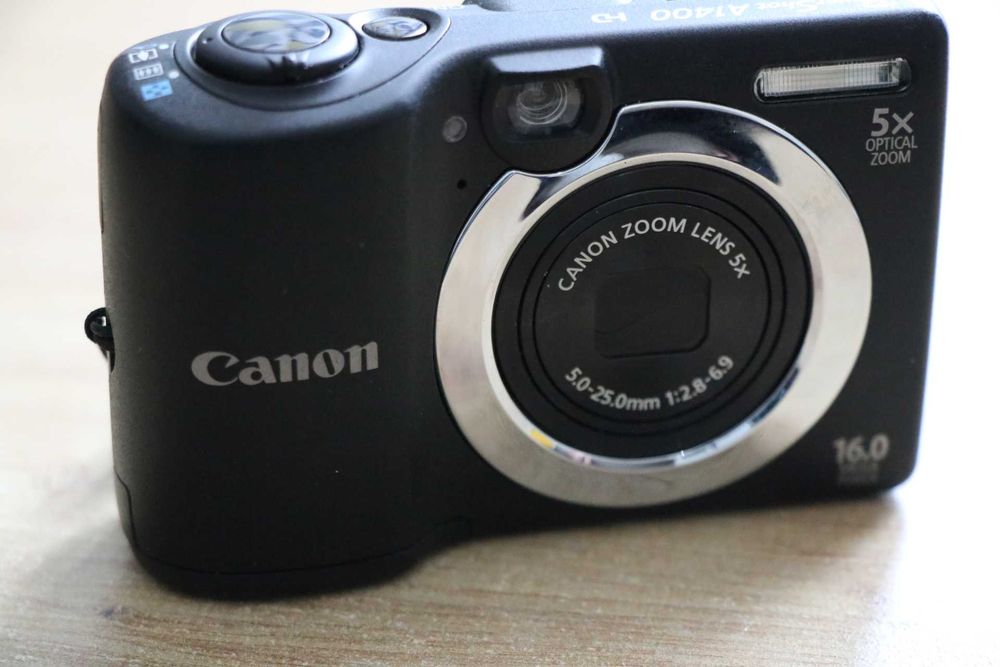 Canon A 1400 16 Mp, SD 8 GB, etui, smycz - stan perfekcyjny 691 plików  - wysyłka.