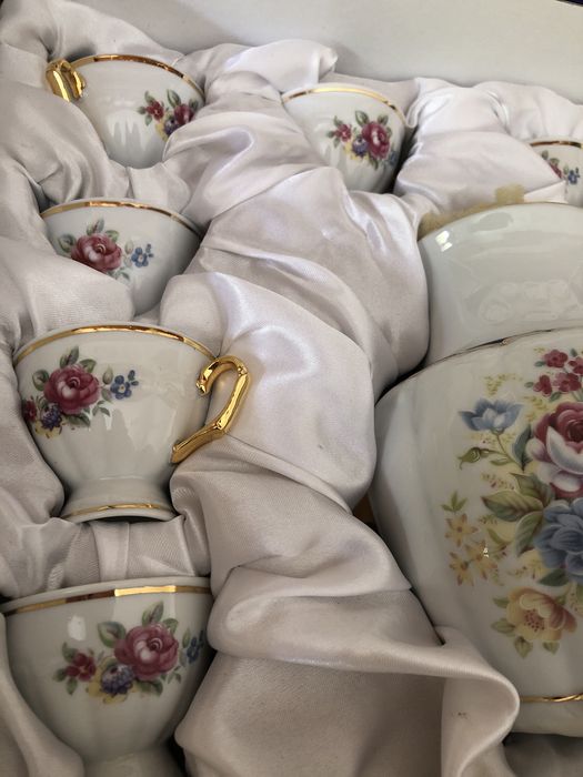 Conjunto chá porcelana