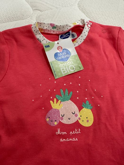 Pijama 9M Mots d'enfants NOVO