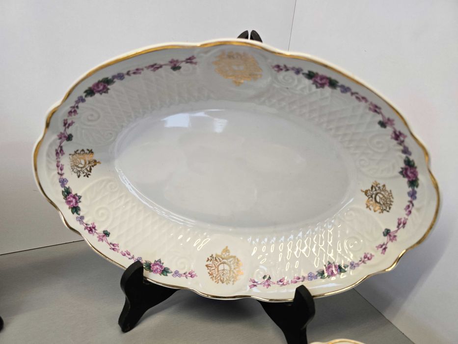 Stara Porcelana lata 60-te zestaw salaterek Korosten 6 plus 1.