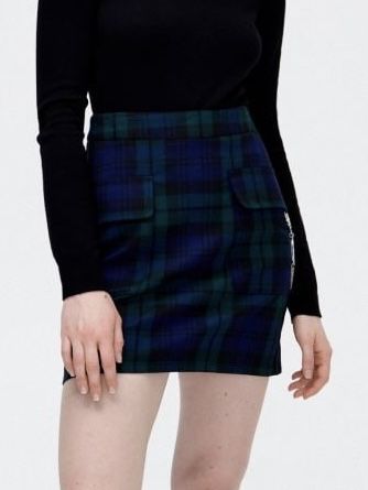 Картата мініспідниця Cropp XS