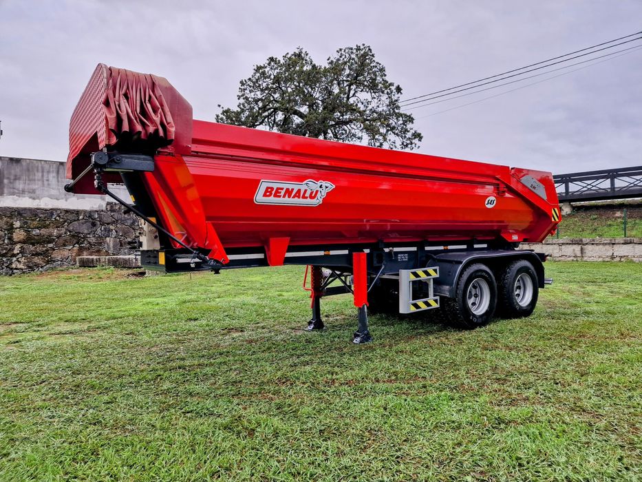 Semi reboque basculante 2 eixos