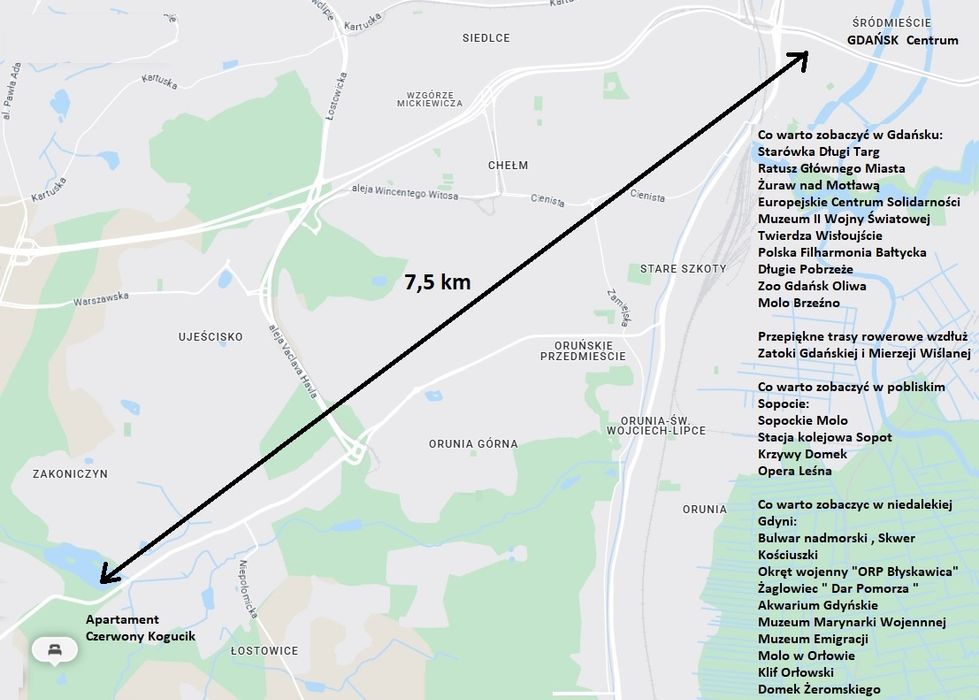 Gdańsk Majówka Apartament Mieszkanie noclegi