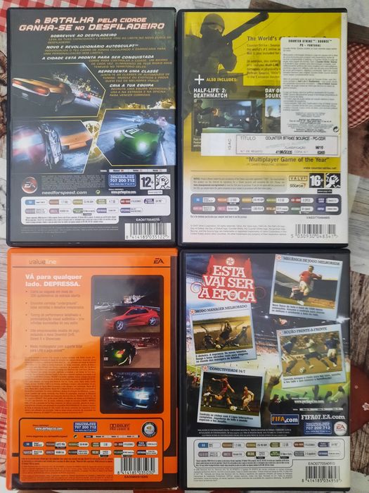 4 Jogos PC 3€ cada