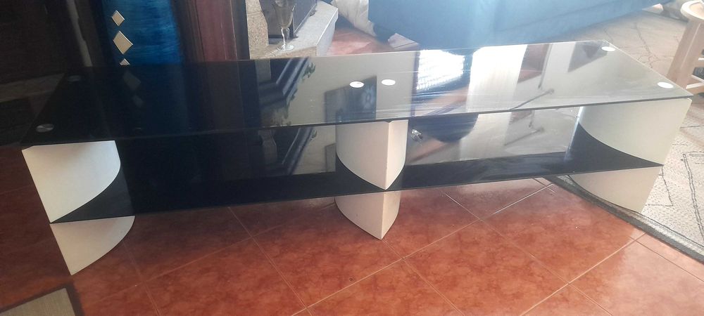 Movel tv em vidro