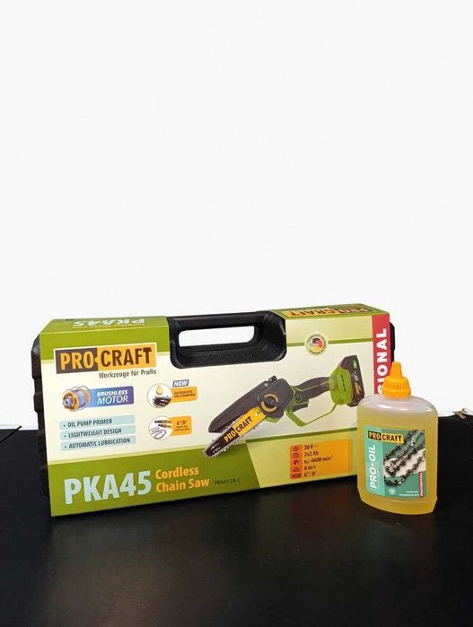 Пила акумуляторна ProCraft 2 АКБ PKA45