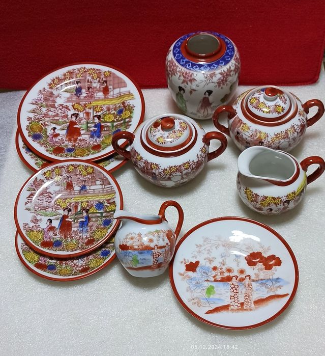 Винтаж Чайний сервиз "ГЕЙША"Япония.можно по отдельности .