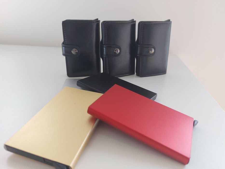 Carteira Porta cartão NOVAS - Proteção Contactless (RFID)