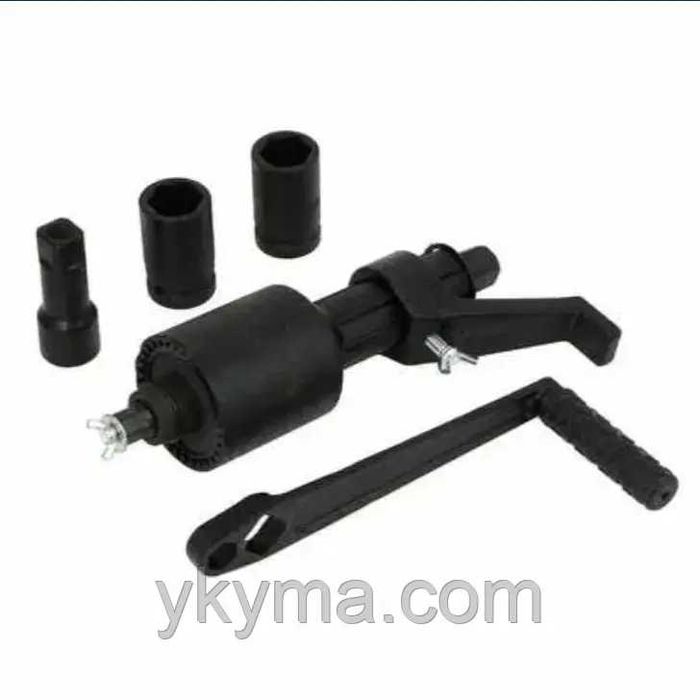 Балонний ключ ЕRMAS з редуктором, головки 32 та 33 мм, 3800 Нм