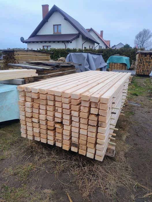 Kantówka Strugana Łata Krawędziak 4cm x 7cm x 240cm