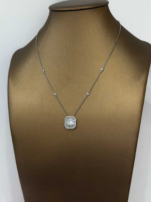 Naszyjnik Infinity z diamentami naturalnymi 1.28 CT