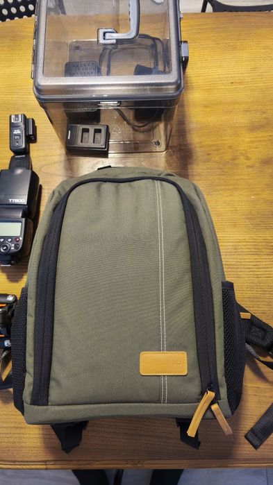 Camera Mirrorless fullframe Canon EOS RP + RF16mm + RF 24-105 + RF 50mm  + Iluminação, speedlight, baterias. Kit Completo