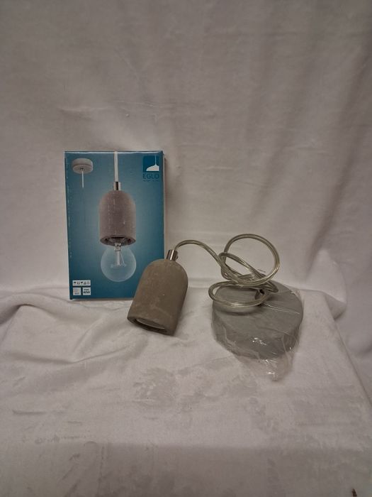 Lampa wisząca EGLO GRANTHAM – czerwona, styl industrialny/vintage