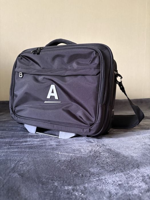 Torba pilotka na kółkach czarna w typie SwissBag Schwyz