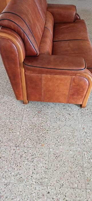 sofás pele de búfalo natural.