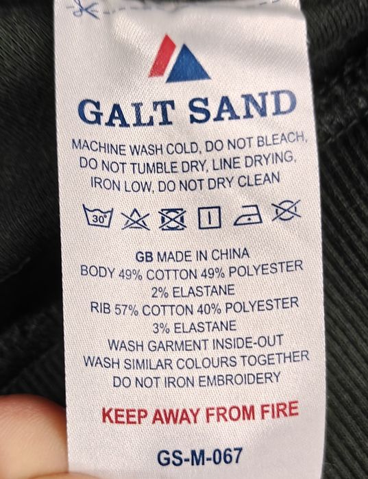 Damska Bluza Galt Sand M – Ciemnozielona, miękka i stylowa!