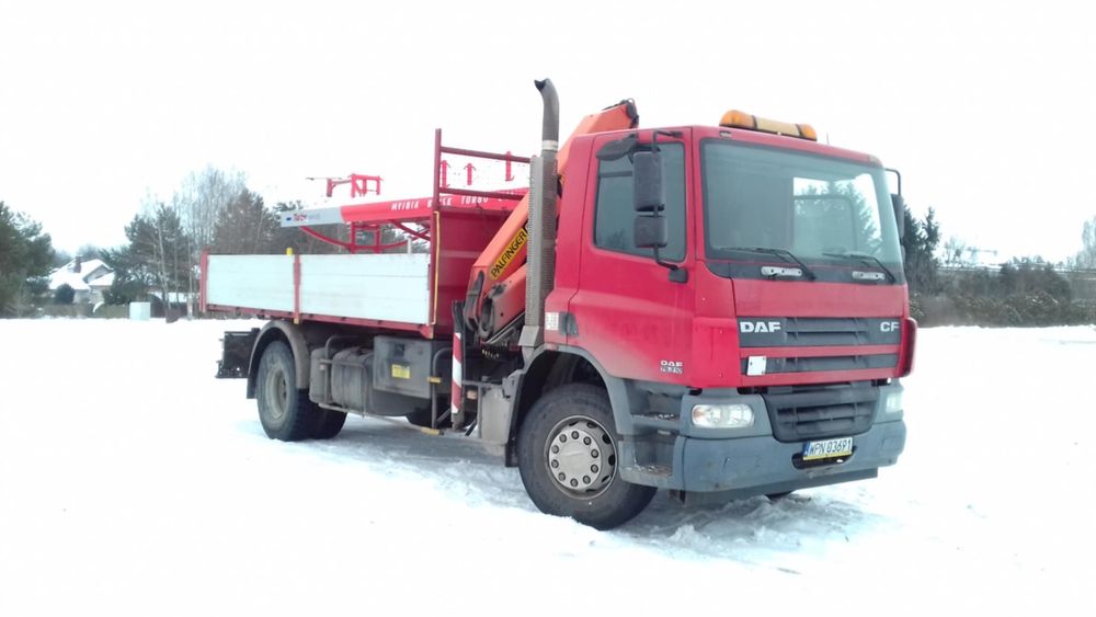 Daf CF 75 Wywrotka HDS PALFINGER  PK12000 Stan bdb