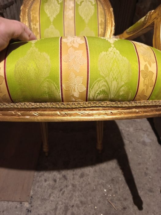 Fotel ludwik styl barokowy