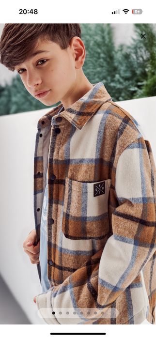 Осіння Куртка- сорочка в клітку.