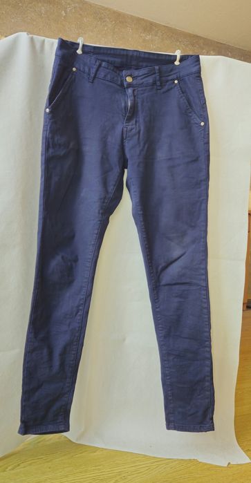 Jeans piękne jeansy spodnie granatowe czarne M 38 Italia Rome włoskie