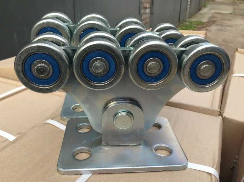 Система на відкатні ворота, Фурнітура, Ролики, Напрямна