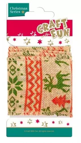 Ozdoba dekoracyjna. Taśma parciana. Craft with Fun