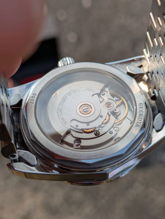 Zegarek Geckota E-01 ETA 2824-2 Szafir Automat