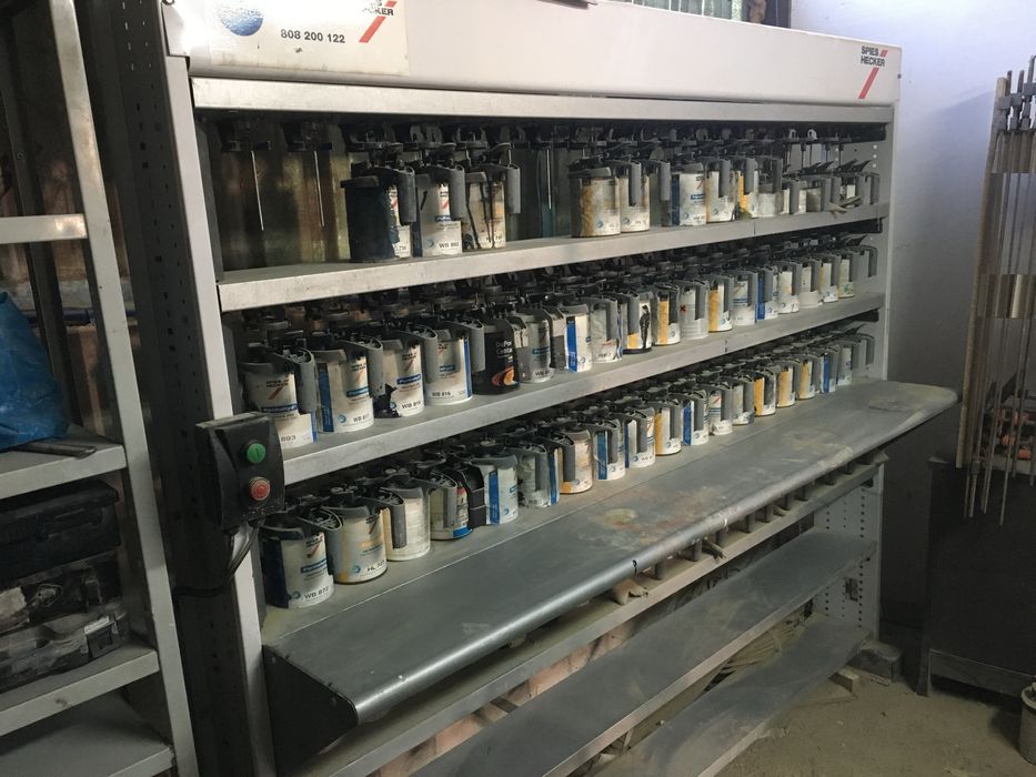 Maquina misturadora tinta auto