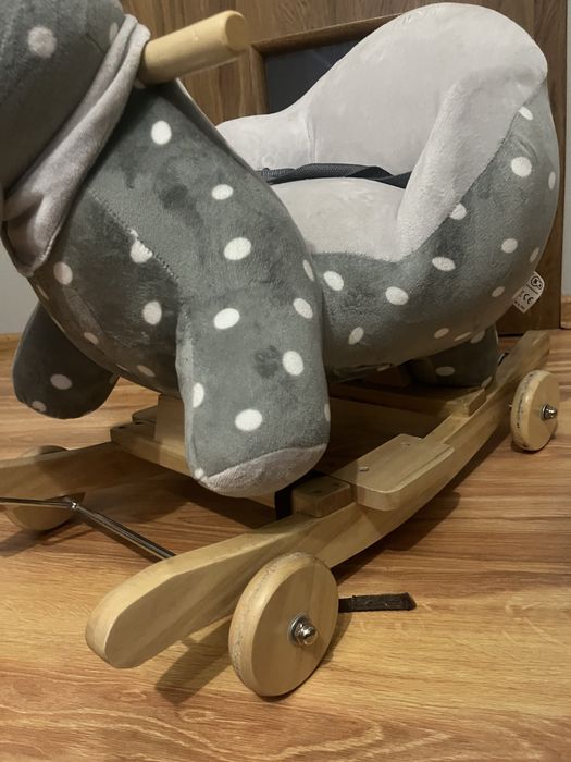 Koń na biegunach 2w1 jeździk Kinderkrafy