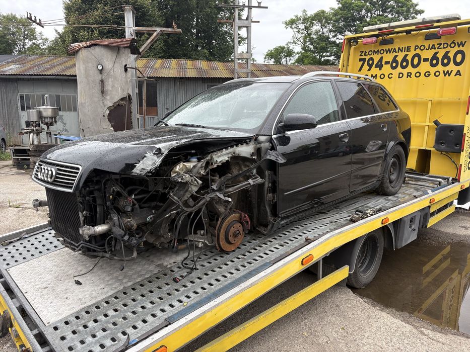 Audi A4 B6 silnik 1.6 części drzwi lampy zderzak blotnik lusterko