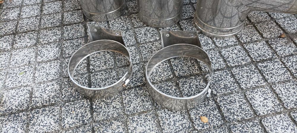 Tubo Inox duplo diam 150mm – 200mm-evacuação fumos