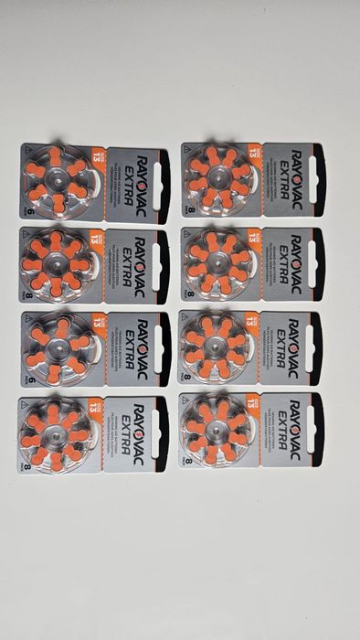 Baterie Słuchowe RAYOVAC 13 MF PR48 ZincAir 64 szt.