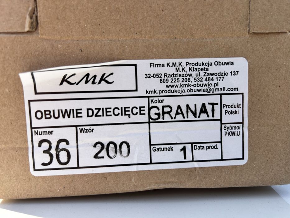 Buty - Pantofle chłopięce komunijne granatowe