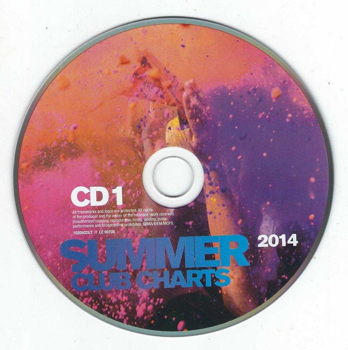 3 CD - Summer Club Charts 2014 (2014) (More Music And Media) Digipak