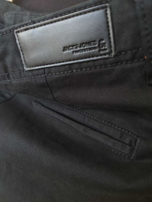 Джинсы (chino Jack&jones Carrot Дания w30 stretch black.