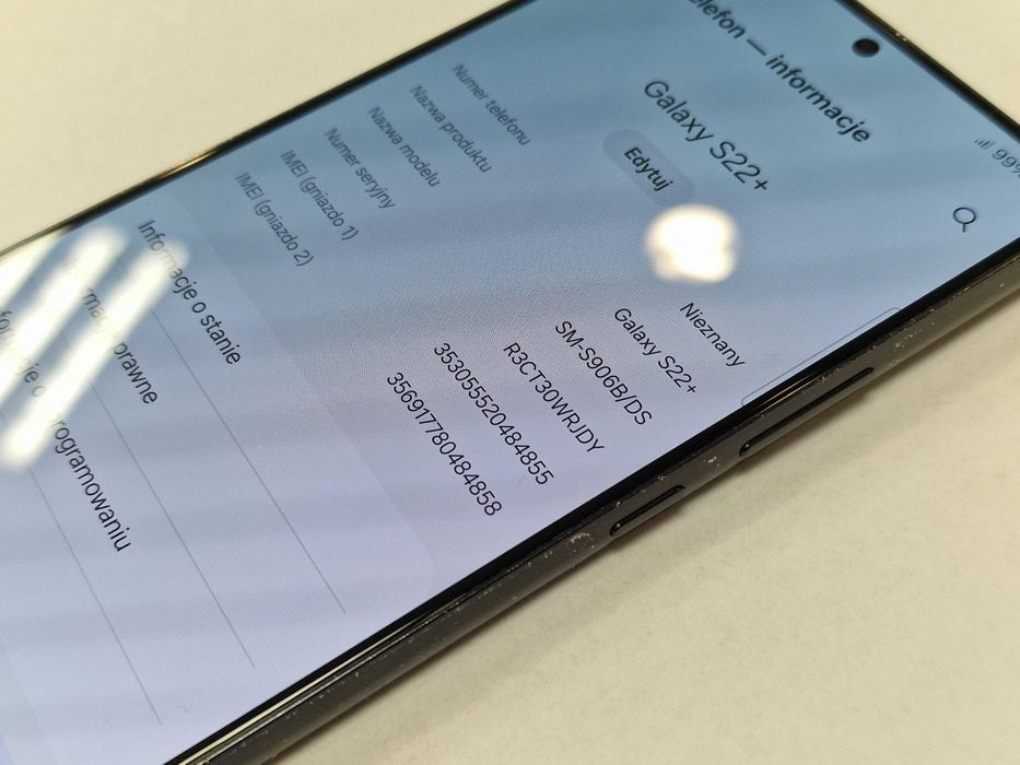 Samsung Galaxy S22+ Dual SIM/ 8GB/ 128GB/ Grade B+/ Phantom Black + ła