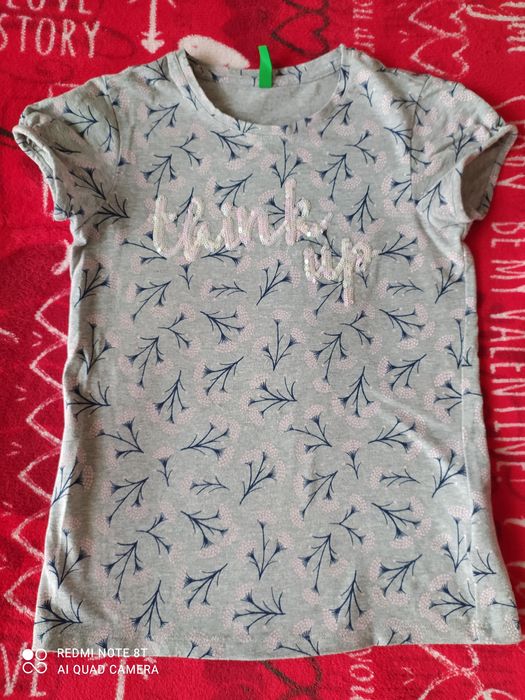 Bluzeczka T-Shirt dla dziewczynki United color of Benetton