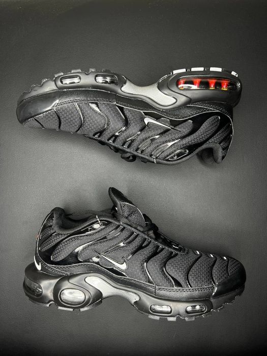 РОЗПРОДАЖ! Nike Air Max TN plus чоловічі чорні кросівки