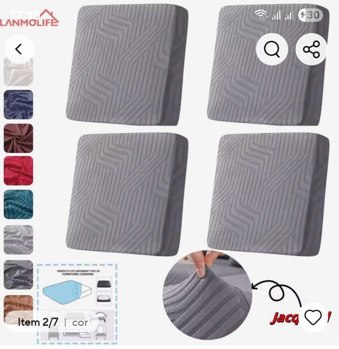 Capas sofá - ver anúncio