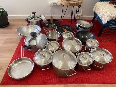 Conjunto de Cozinha: 09 Peças Silampos-Gás - Panelas, Cataplana e Wok!