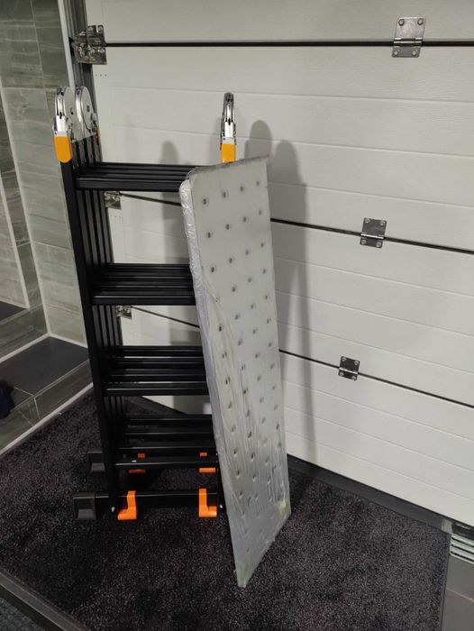 Шарнірна драбина-стрем'янка GTM KMP404A 4х4 + Платформа