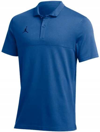 Koszulka Męska Niebieska POLO Krótki Rękaw NIKE JORDAN493 R. m