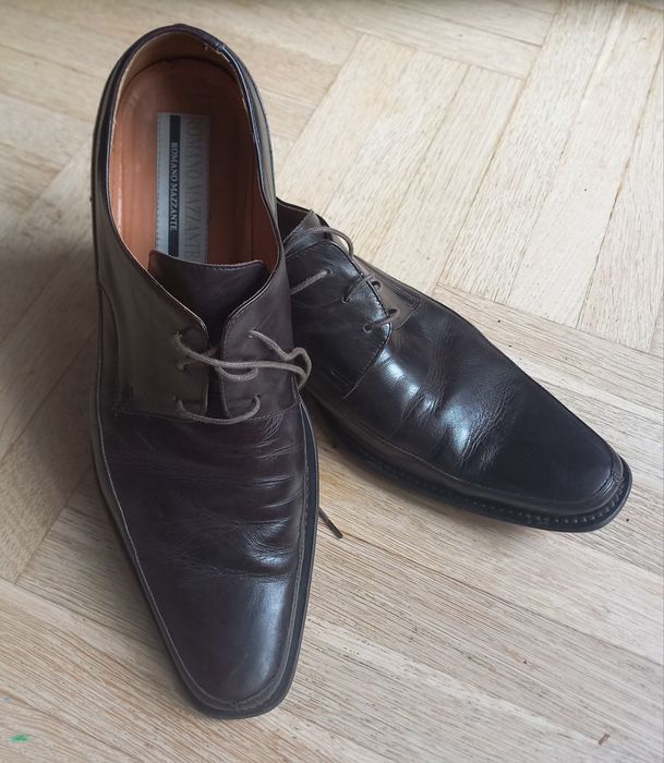Buty do garnituru skórzane Romano Mazzante rozmiar 42