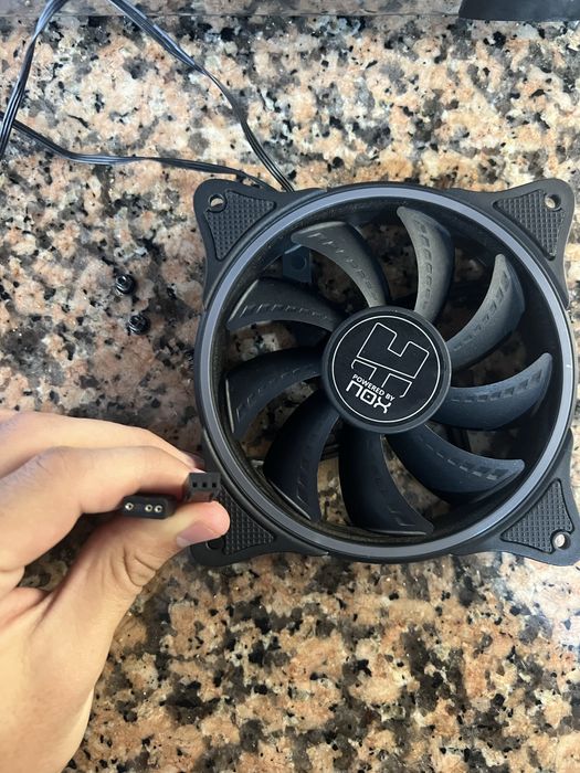 Ventoinha NOX 120mm – Silenciosa – 3 pinos + Molex