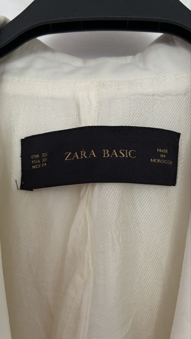 Blazer de Mulher Zara Basic branco