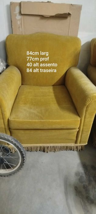 2 Poltronas/ cadeirões vintage como novos