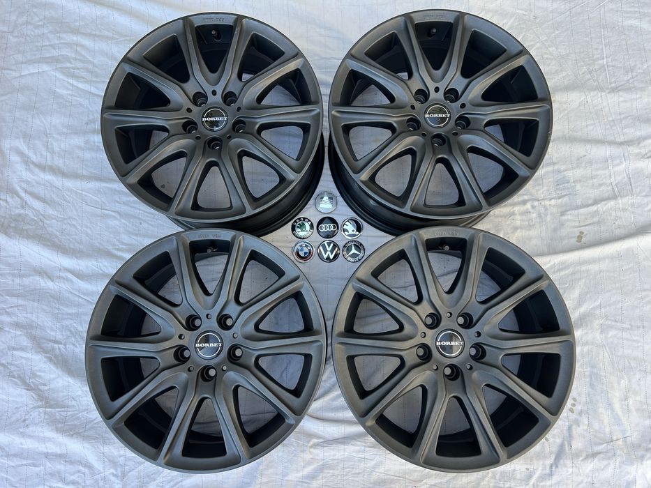 Borbet GERMANY r17 5x112 Mercedes VW Volkswagen Skoda Seat Audi Continental 225/45/17